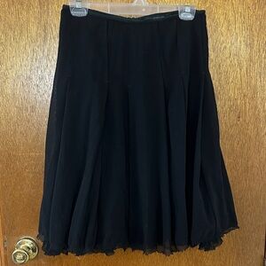 Elie Tahari Black A-Line Skirt